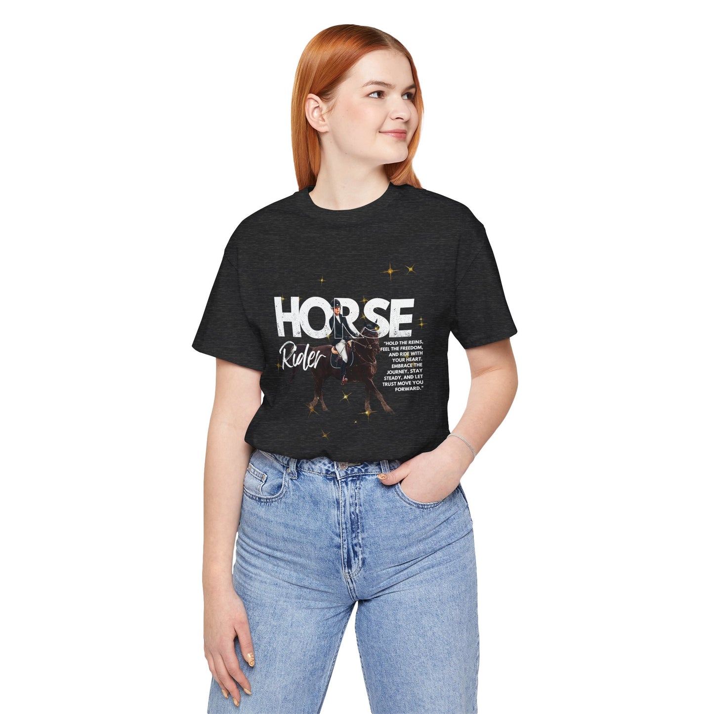 Horse Rider Graphic Tee — Equestrian Gift T‑Shirt
