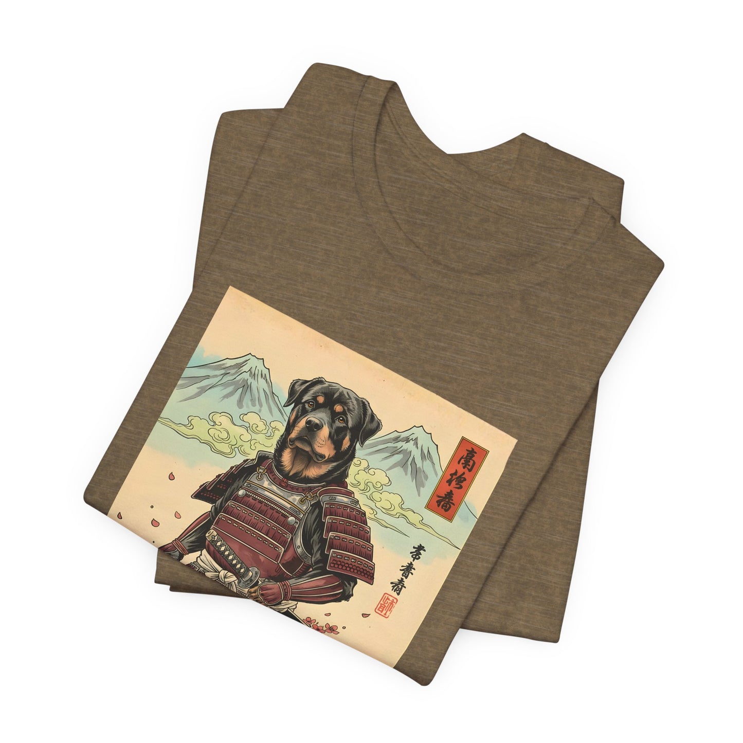 Samurai Rottweiler T-Shirt — Warrior Dog Graphic Tee