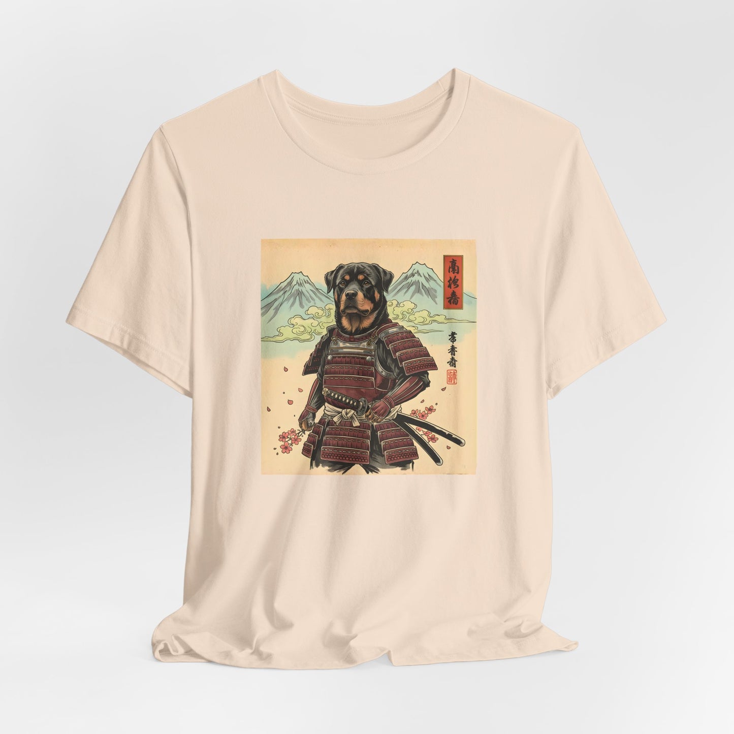 Samurai Rottweiler T-Shirt — Warrior Dog Graphic Tee
