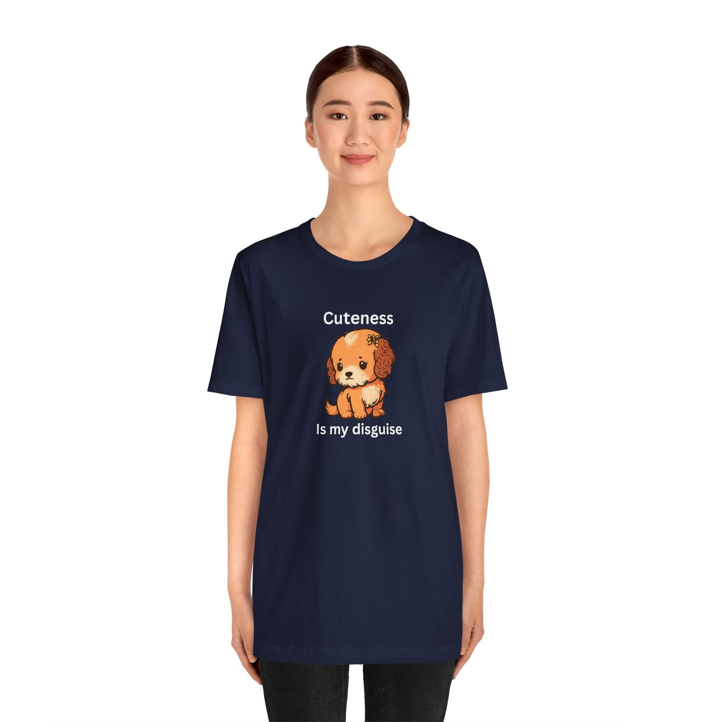 Cockapoo Tee — "Cuteness Is My Disguise" Cute Puppy Graphic Shirt