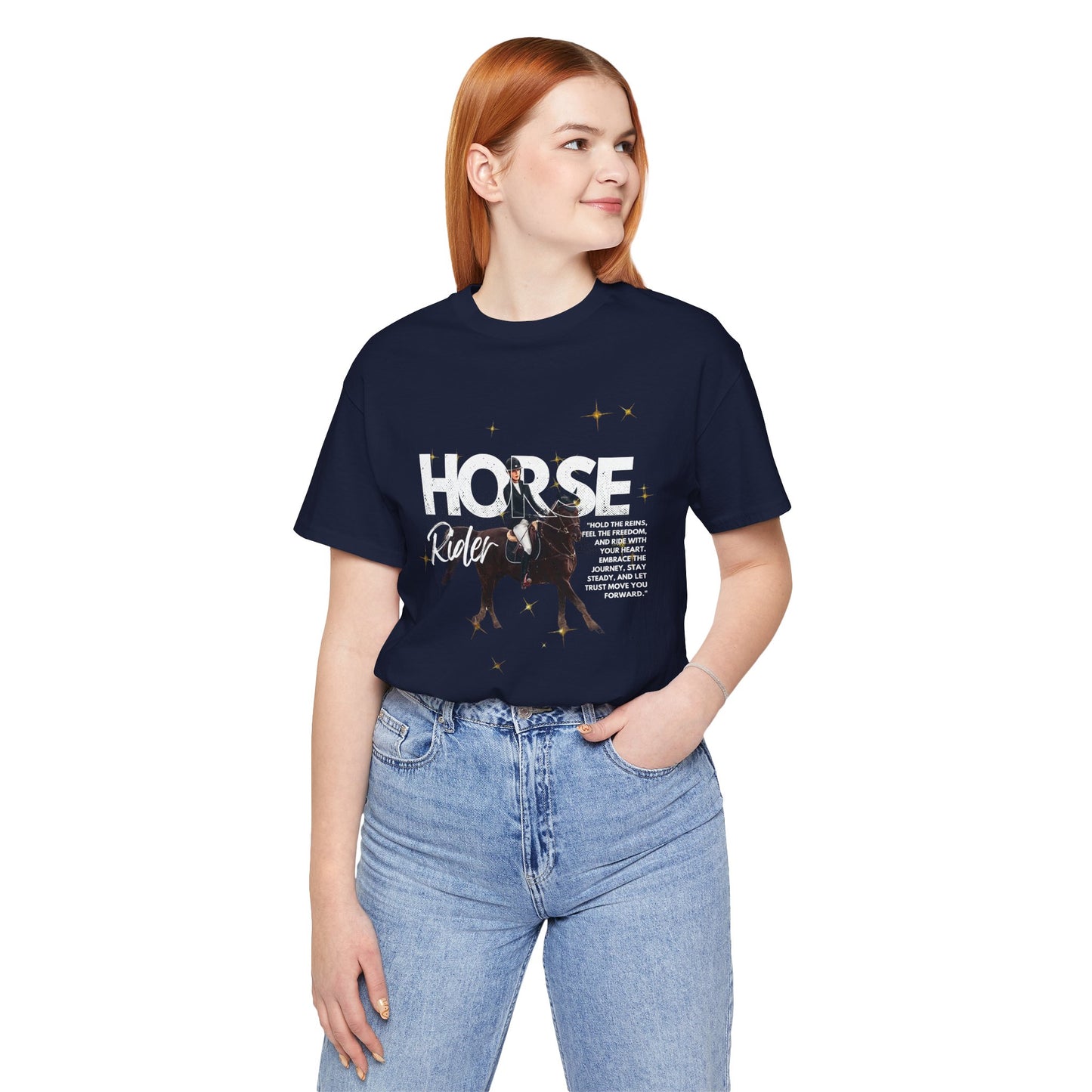 Horse Rider Graphic Tee — Equestrian Gift T‑Shirt