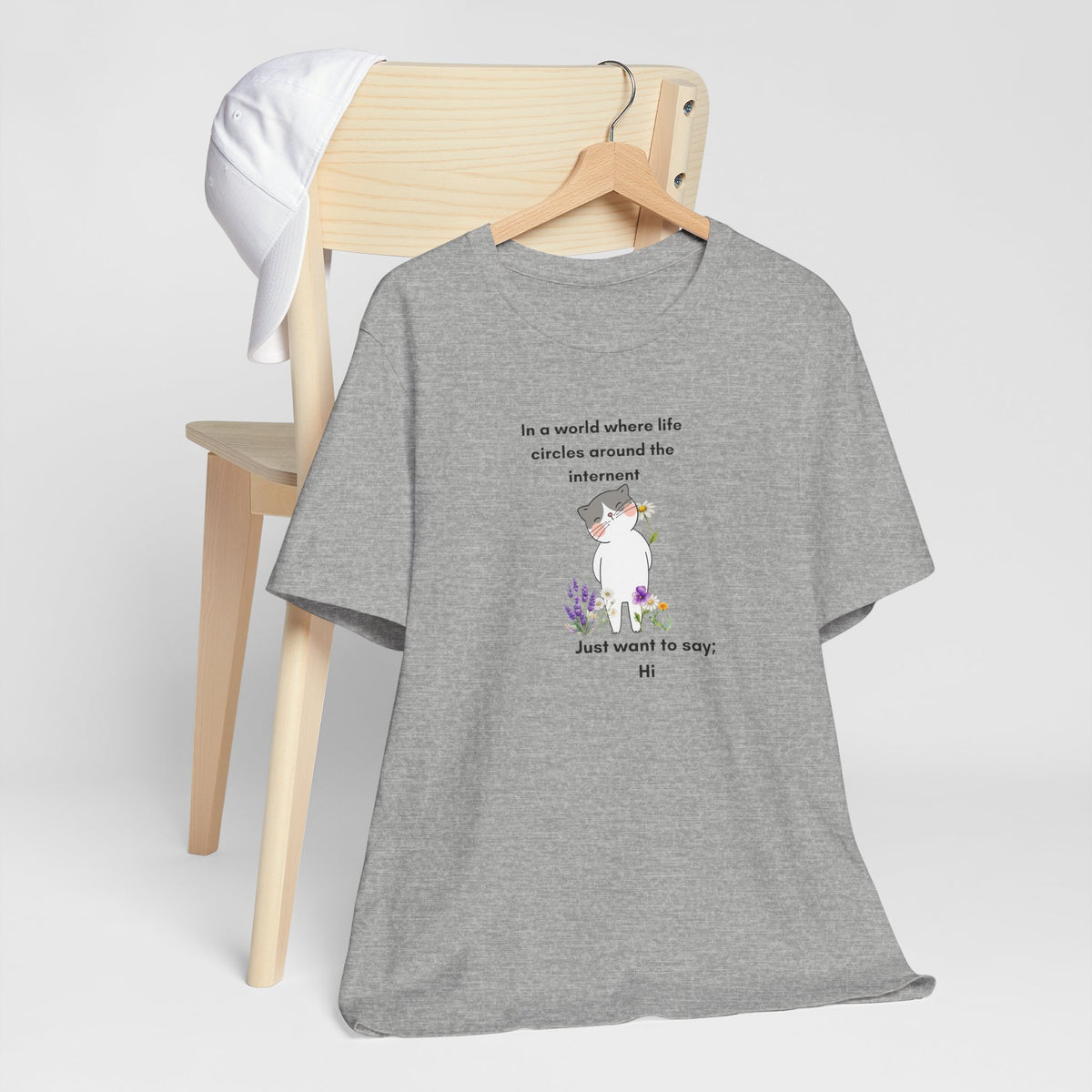 Just Want to Say: Hi Graphic Tee