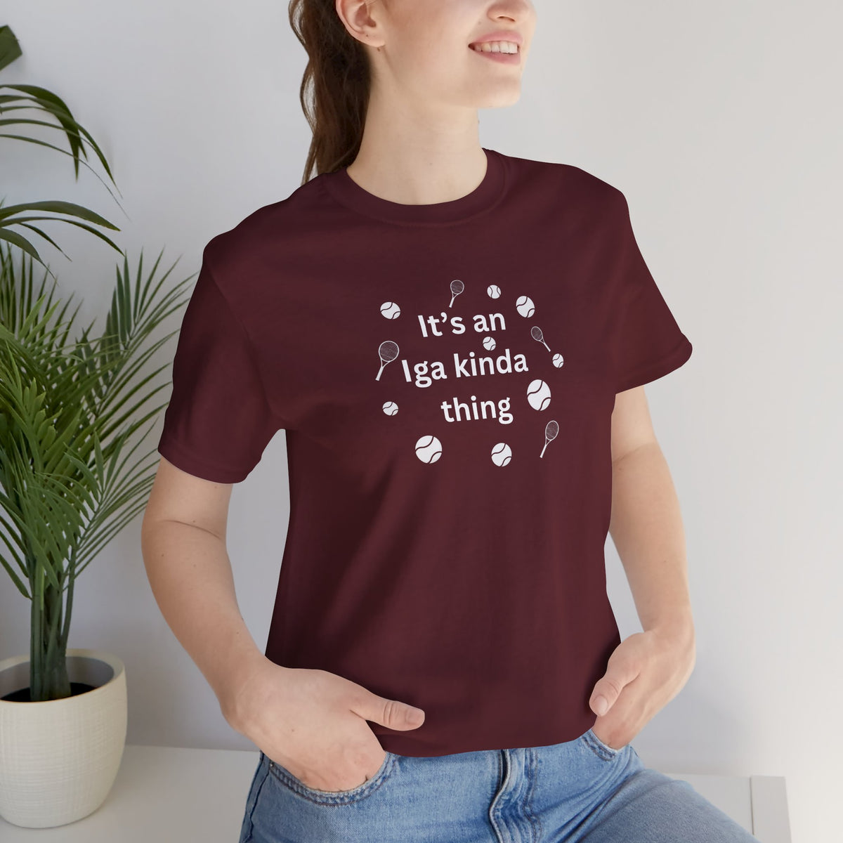 Tennis Tee — “It’s an Iga kinda thing” Champion Titles Shirt