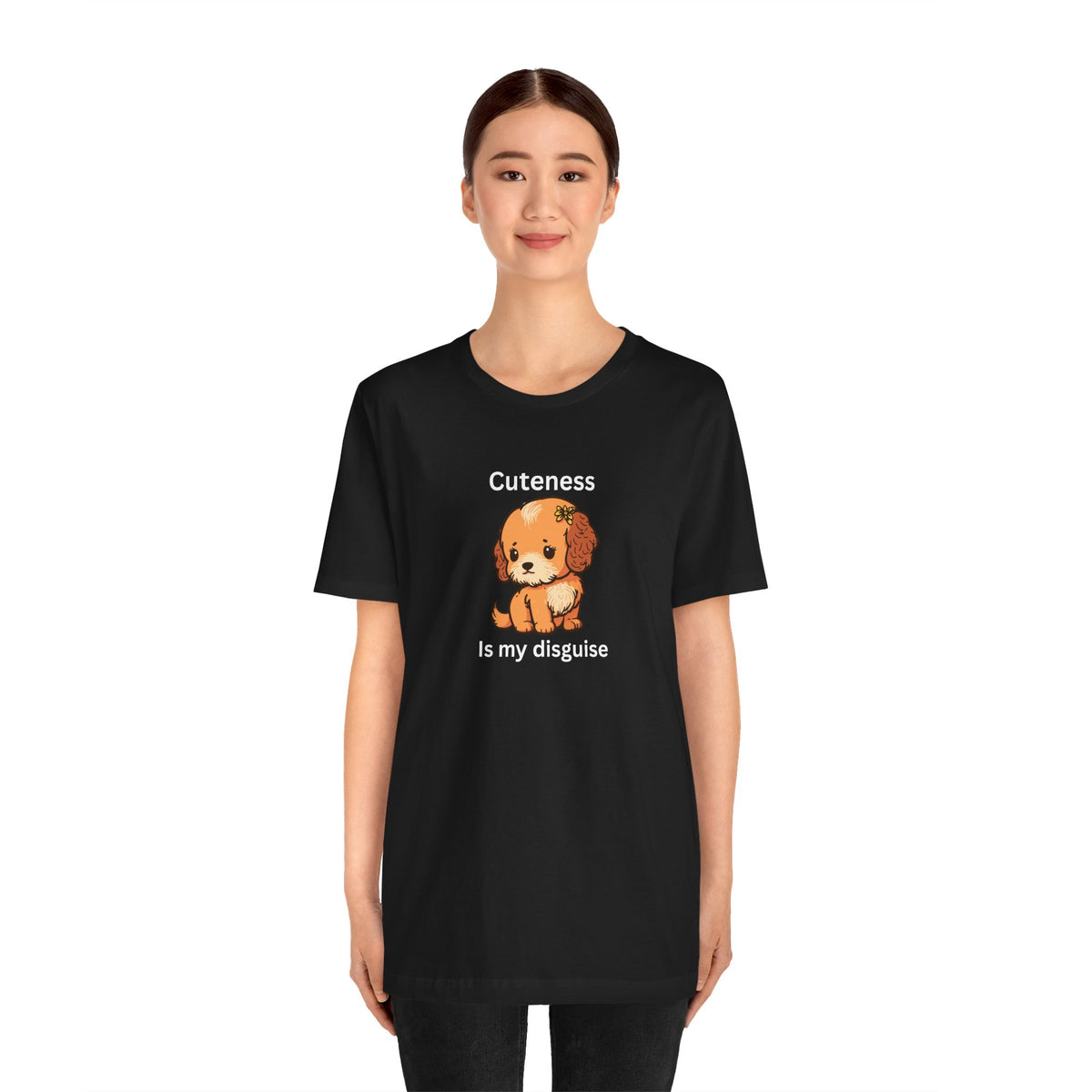 Cockapoo Tee — "Cuteness Is My Disguise" Cute Puppy Graphic Shirt