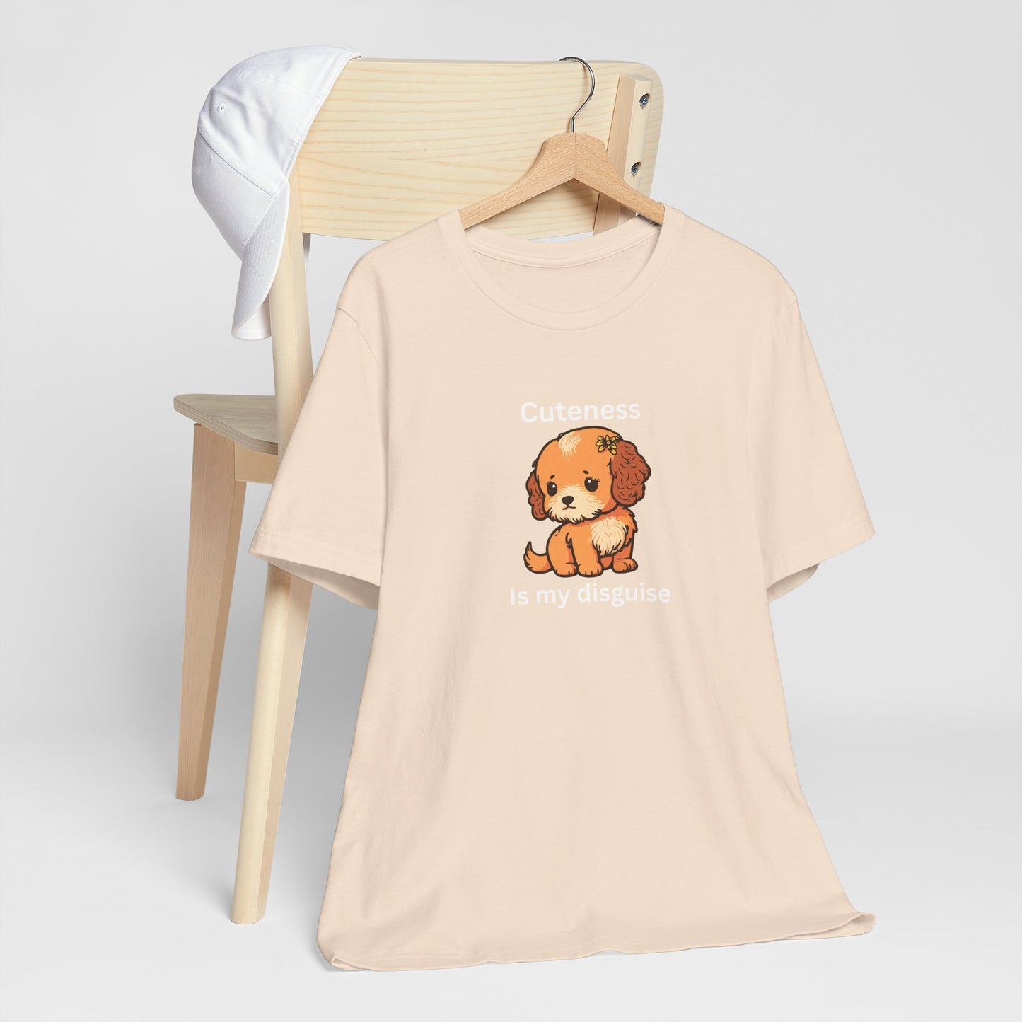 Cockapoo Tee — "Cuteness Is My Disguise" Cute Puppy Graphic Shirt