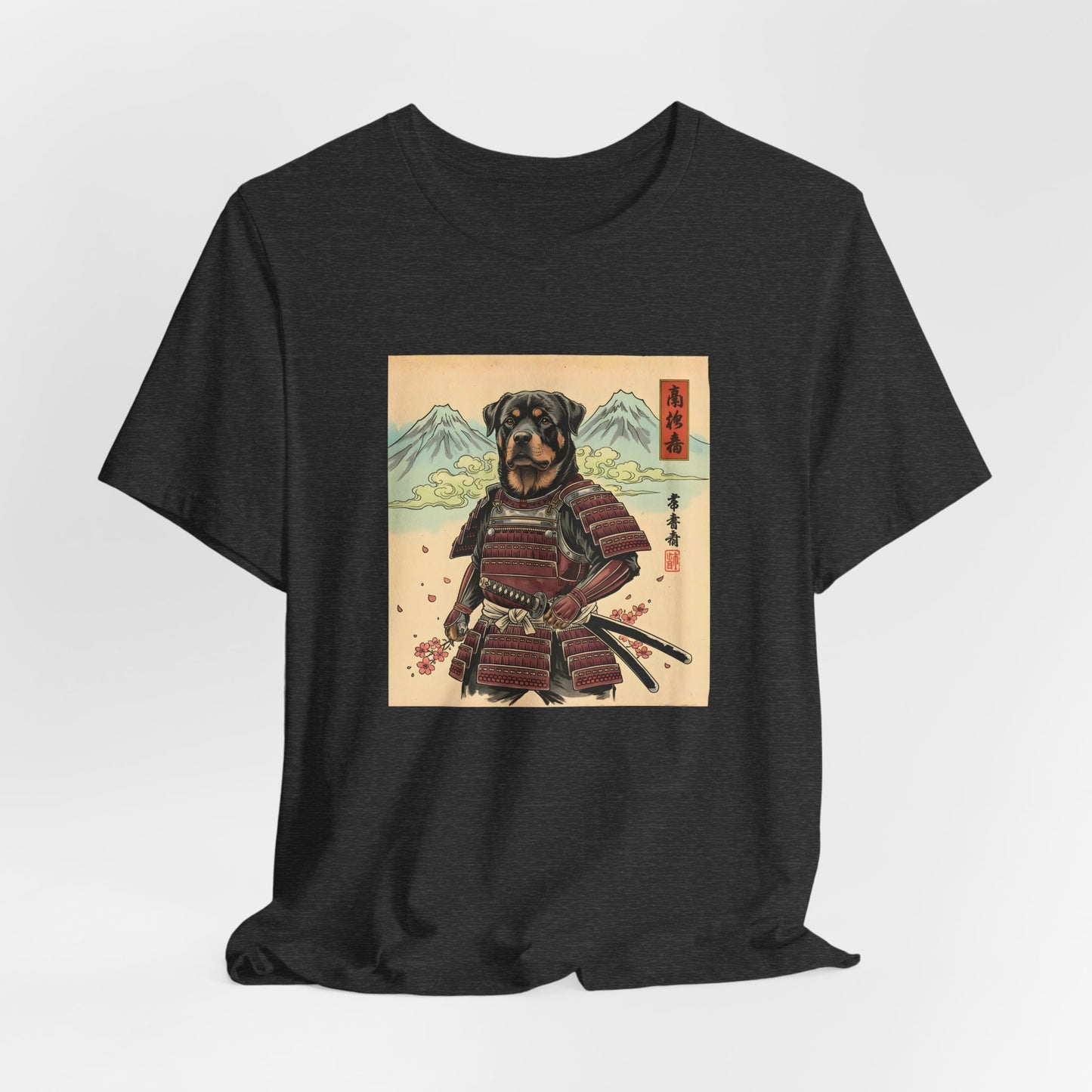 Samurai Rottweiler T-Shirt — Warrior Dog Graphic Tee