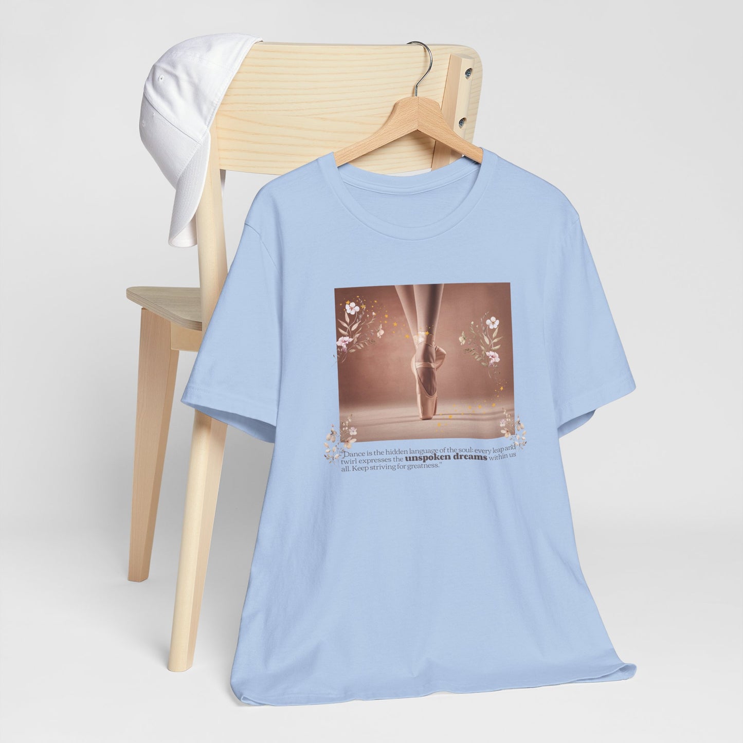 Ballet Pointe Tee — Elegant Dancer Photo Graphic T-Shirt