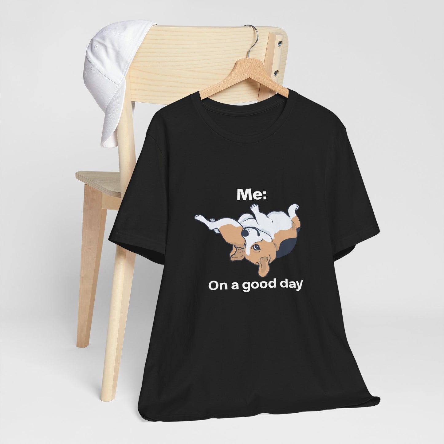 Cute Floppy Beagle T-Shirt — Adorable Laying Dog Tee