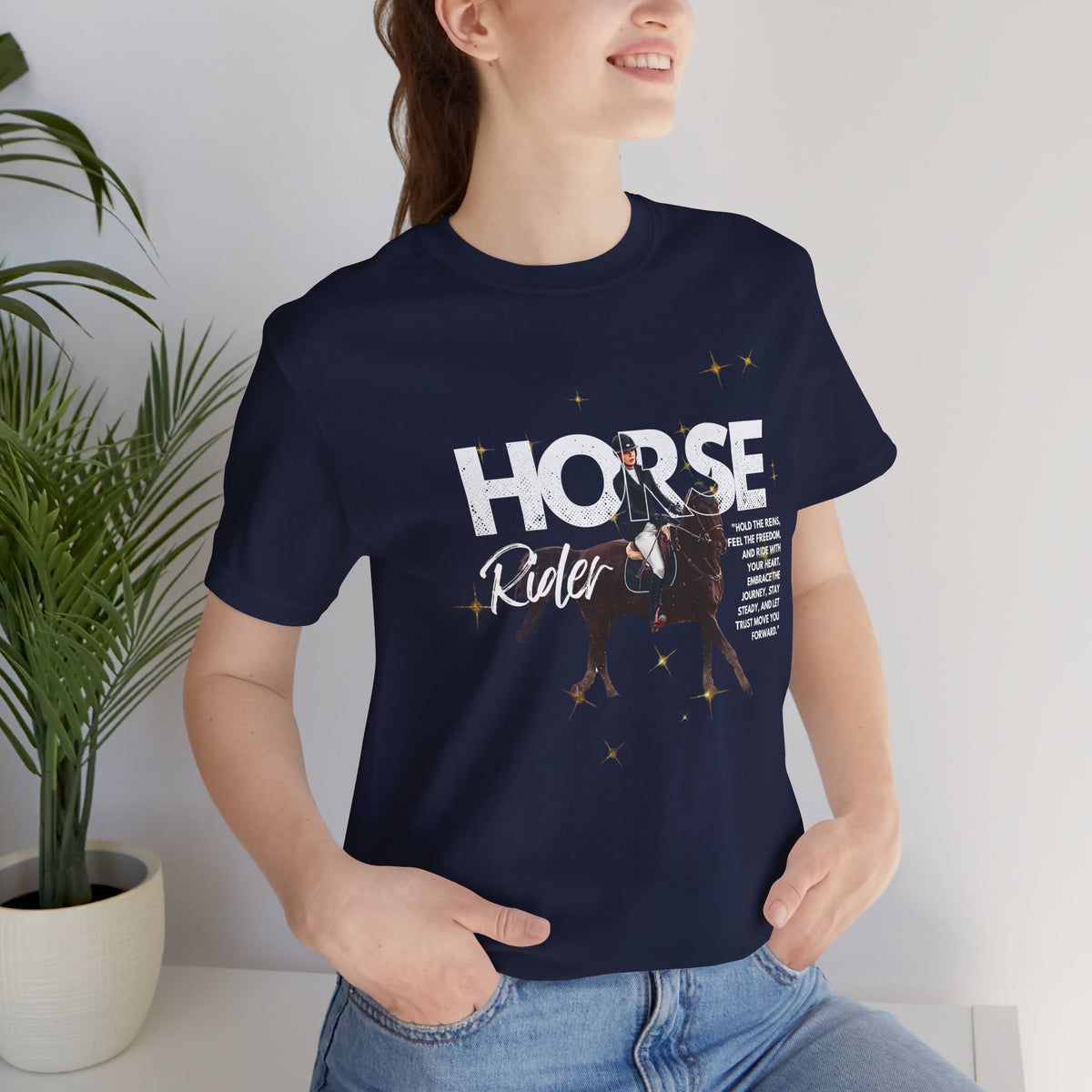Horse Rider Graphic Tee — Equestrian Gift T‑Shirt