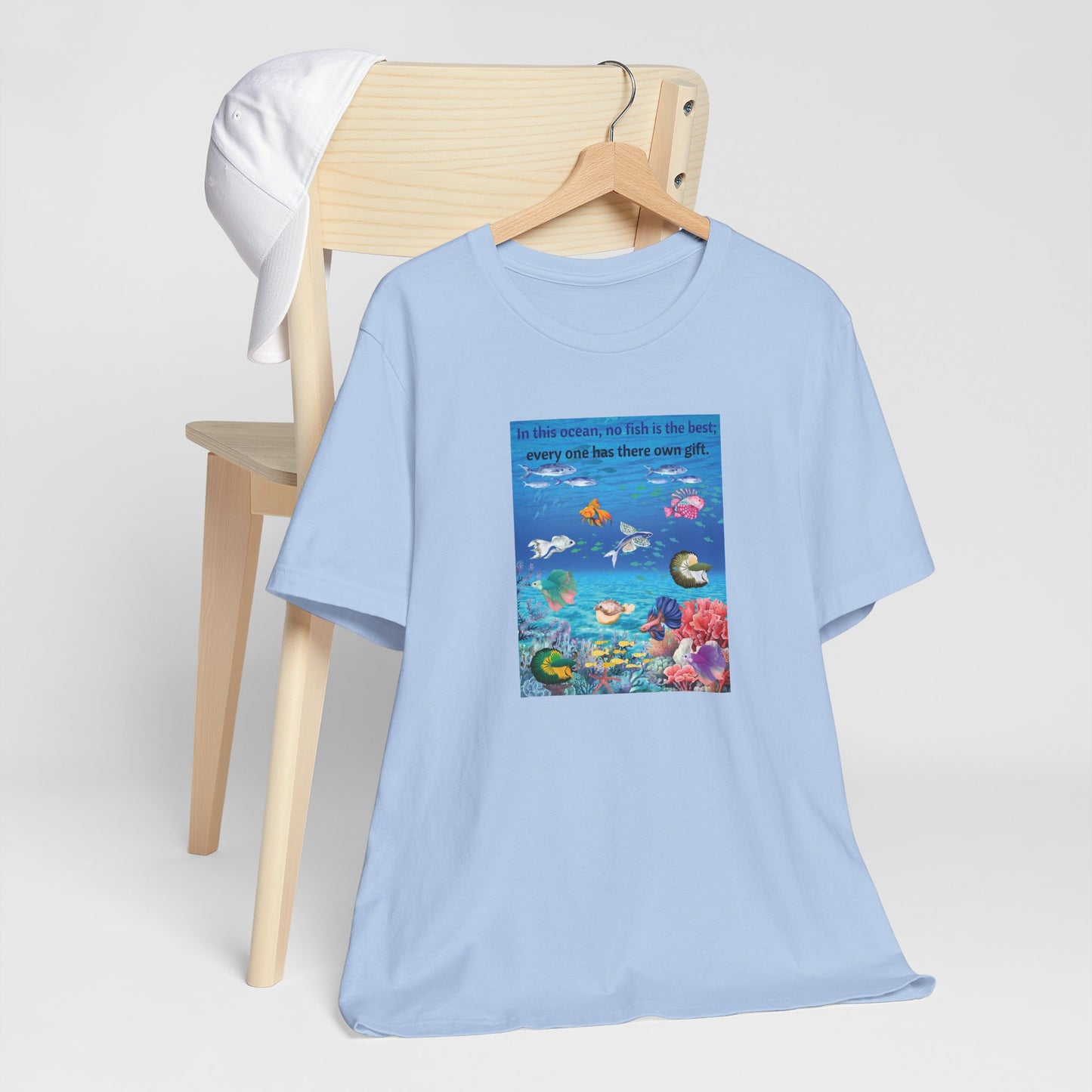 Ocean Wildlife Tee — "In this ocean, we fish in the best..." Inspirational Marine Life T-Shirt