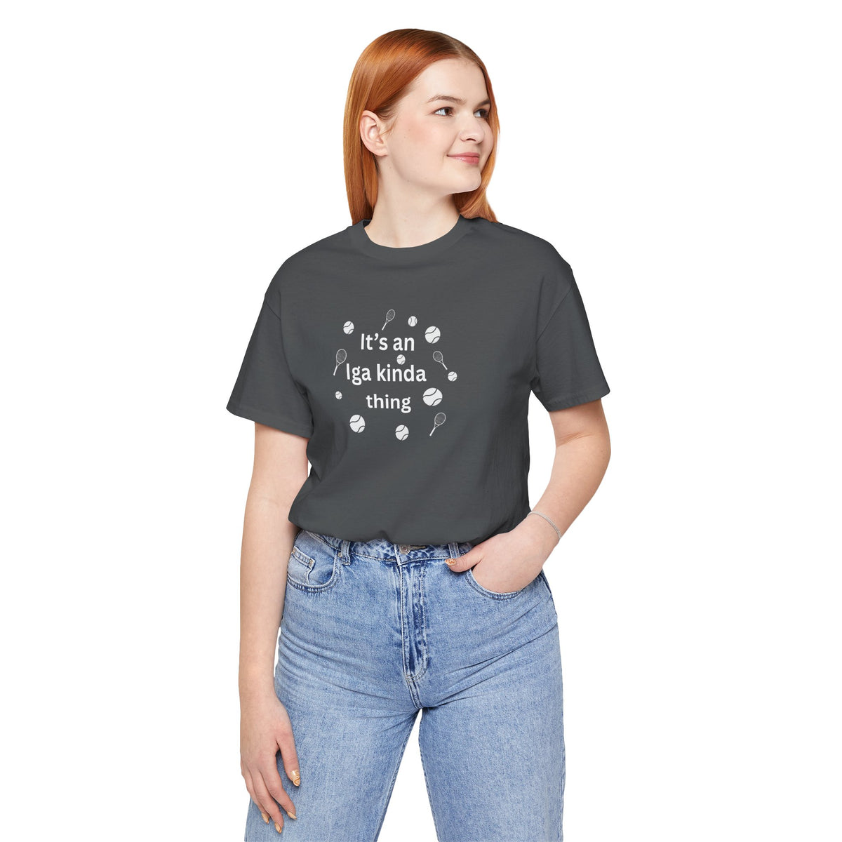Tennis Tee — “It’s an Iga kinda thing” Champion Titles Shirt