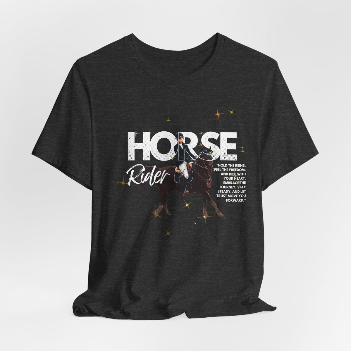 Horse Rider Graphic Tee — Equestrian Gift T‑Shirt