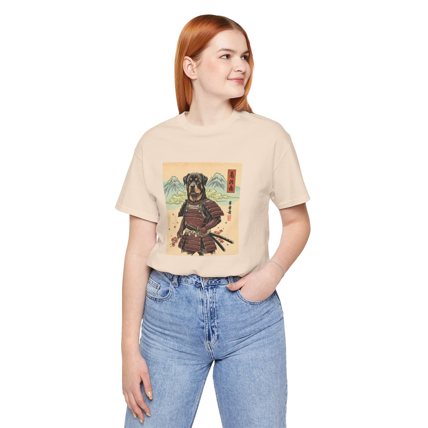 Samurai Rottweiler T-Shirt — Warrior Dog Graphic Tee