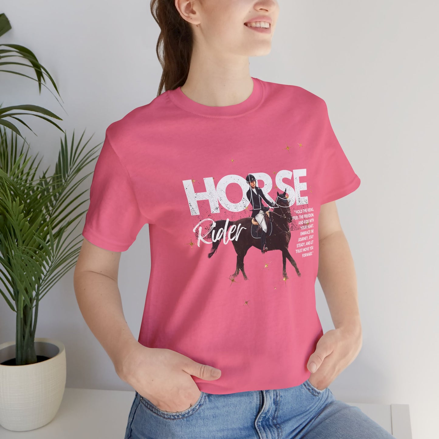 Horse Rider Graphic Tee — Equestrian Gift T‑Shirt