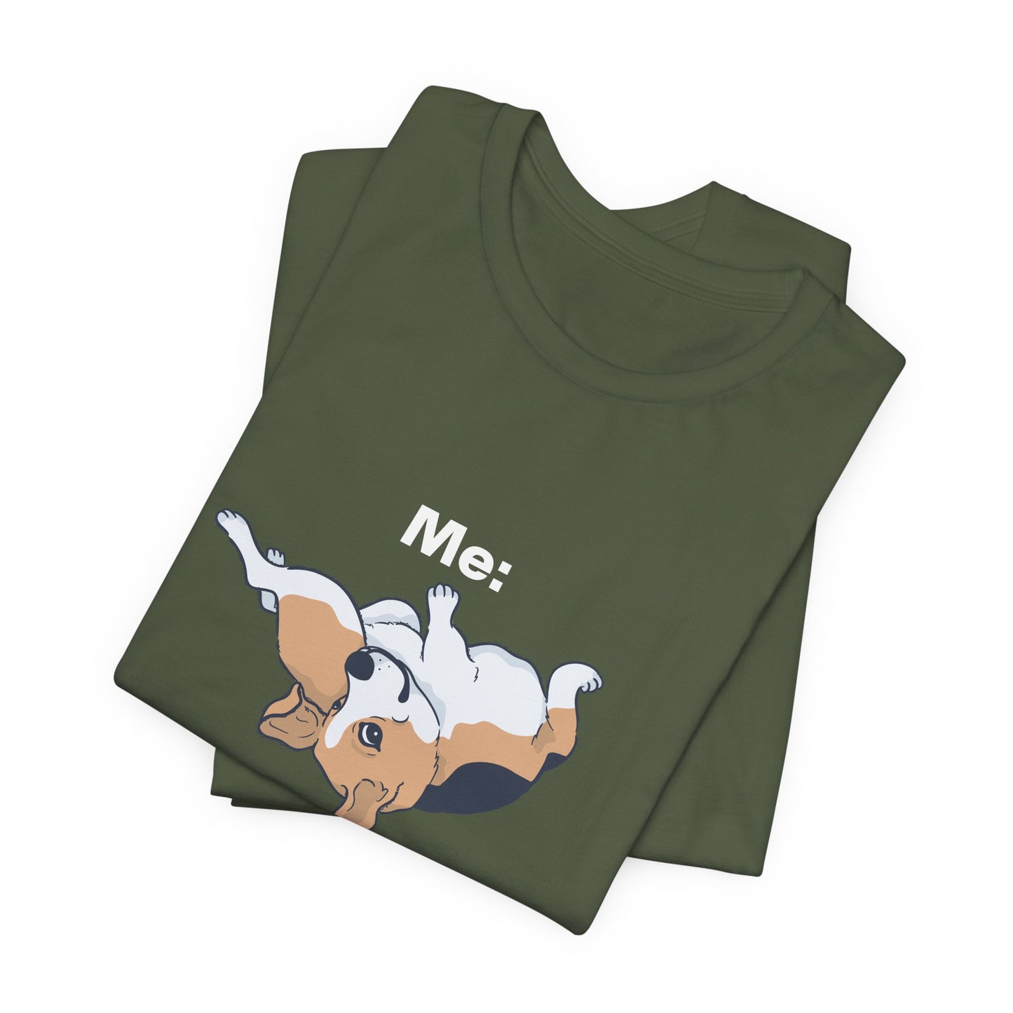 Beagle Rolling Cute Dog Tee — Playful Beagle Graphic T-Shirt