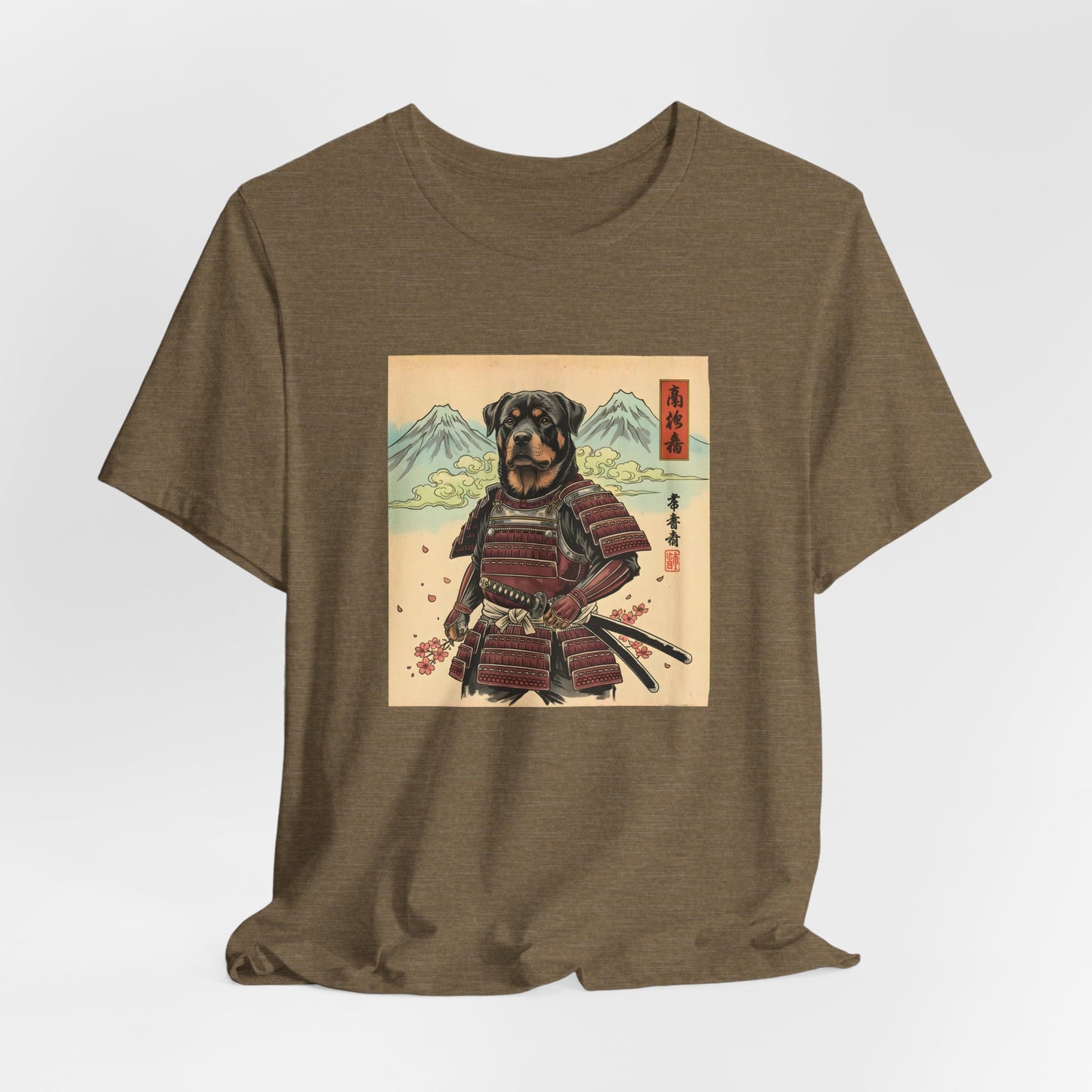 Samurai Rottweiler T-Shirt — Warrior Dog Graphic Tee