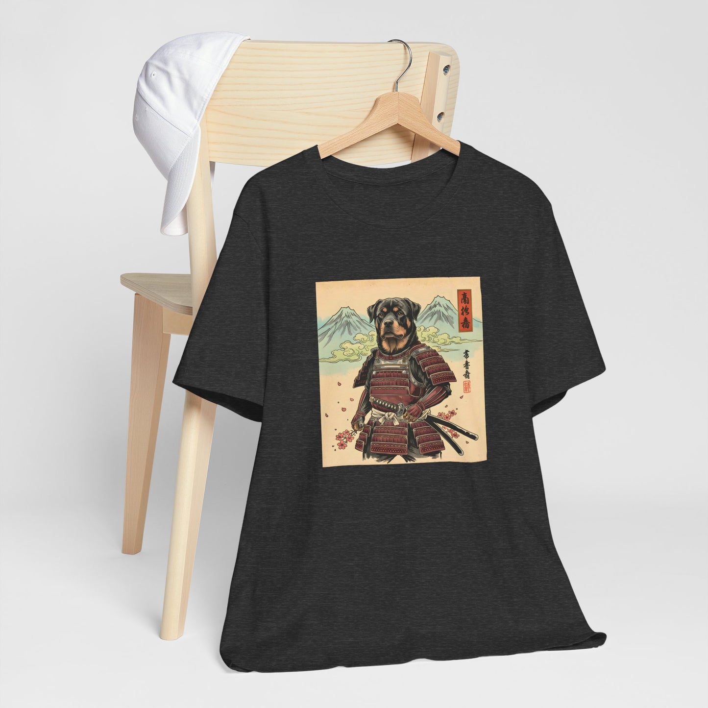Samurai Rottweiler T-Shirt — Warrior Dog Graphic Tee
