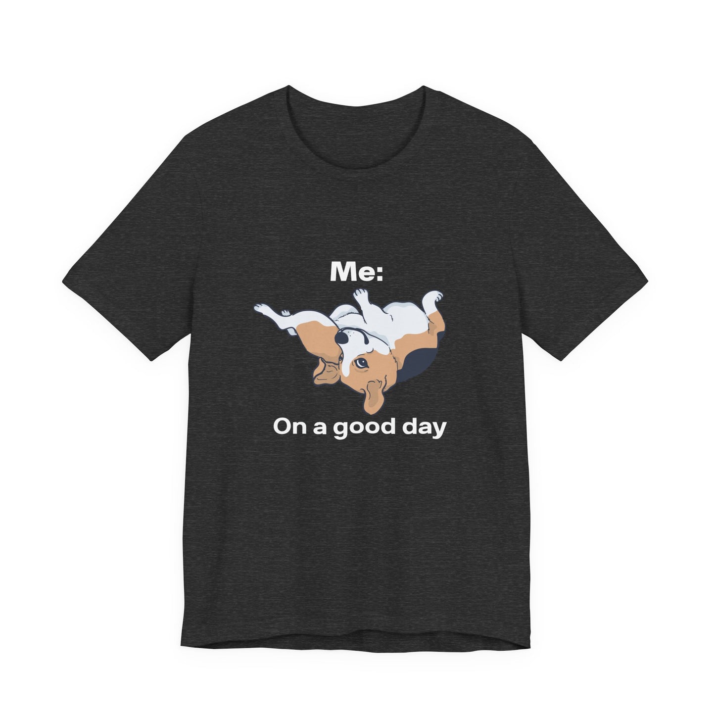 Cute Floppy Beagle T-Shirt — Adorable Laying Dog Tee