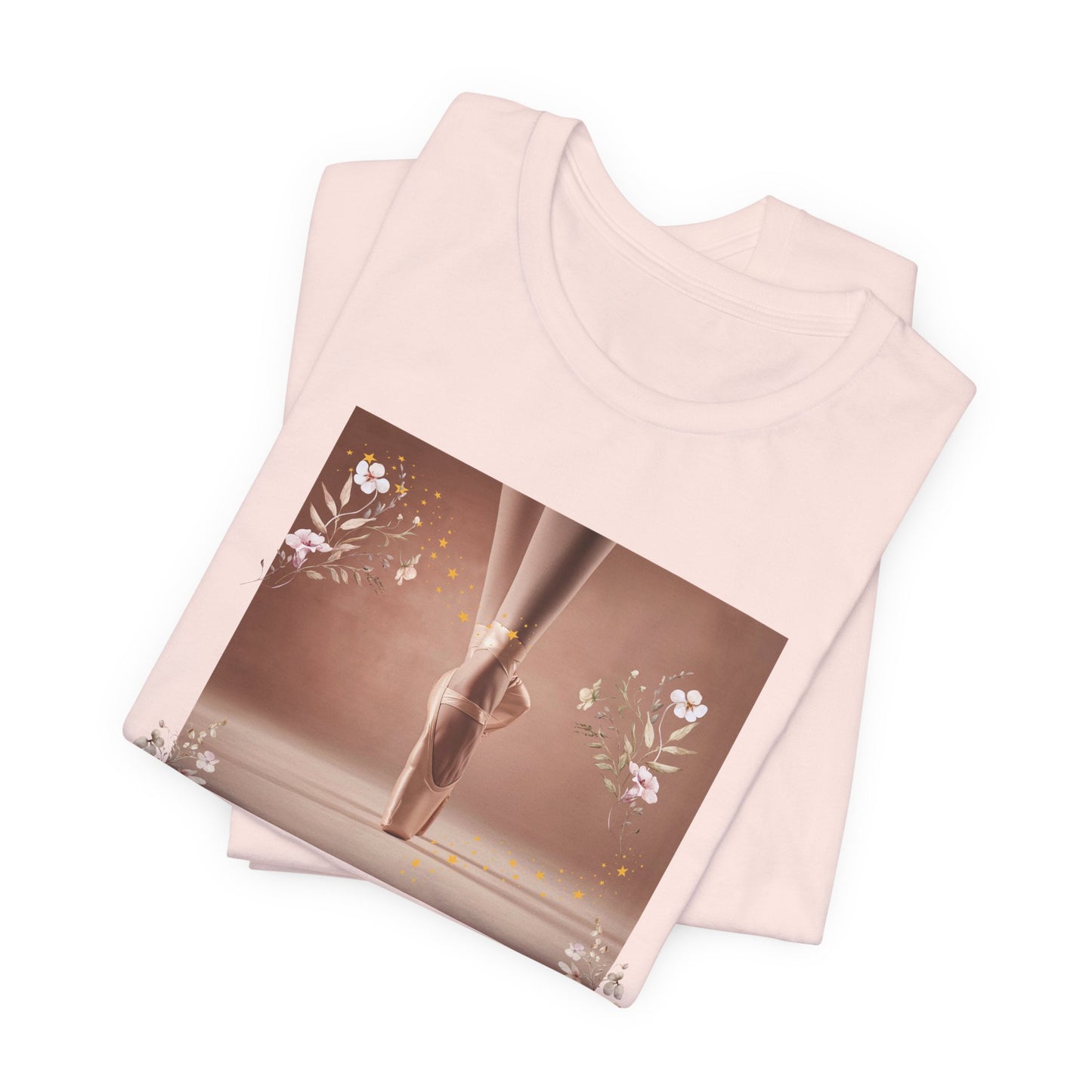 Ballet Pointe Tee — Elegant Dancer Photo Graphic T-Shirt