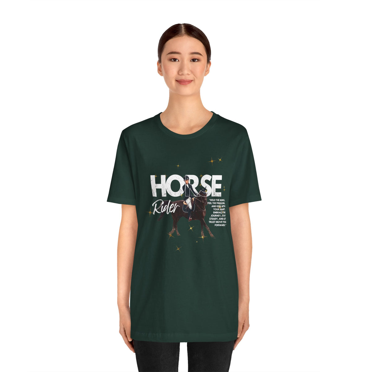 Horse Rider Graphic Tee — Equestrian Gift T‑Shirt