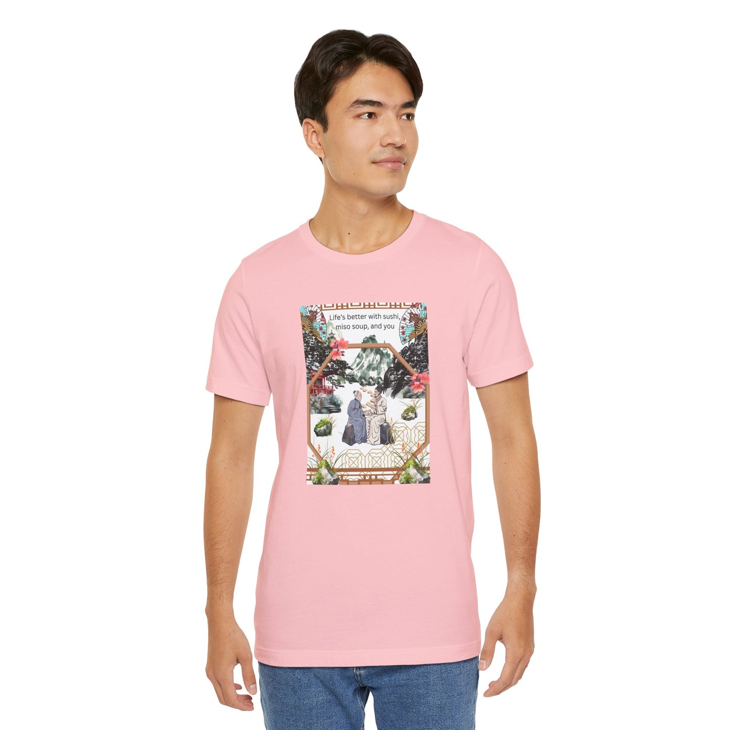 Life's Better With Sushi, Miso Soup & You — Vintage Japanese Food Graphic Tee