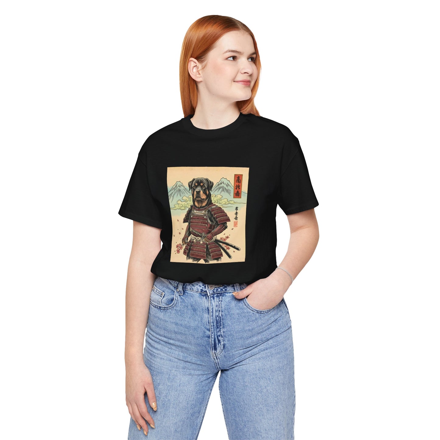 Samurai Rottweiler T-Shirt — Warrior Dog Graphic Tee