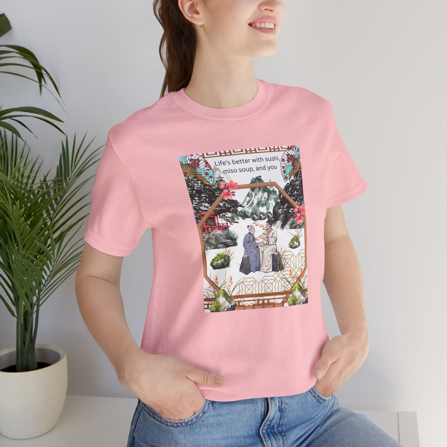 Life's Better With Sushi, Miso Soup & You — Vintage Japanese Food Graphic Tee
