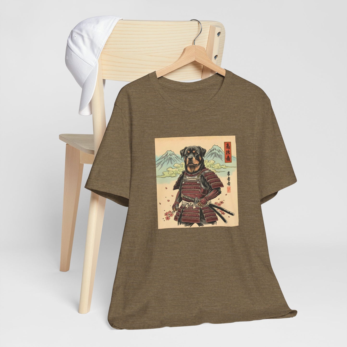 Samurai Rottweiler T-Shirt — Warrior Dog Graphic Tee
