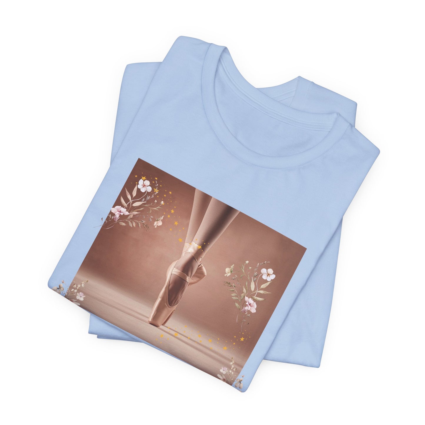 Ballet Pointe Tee — Elegant Dancer Photo Graphic T-Shirt