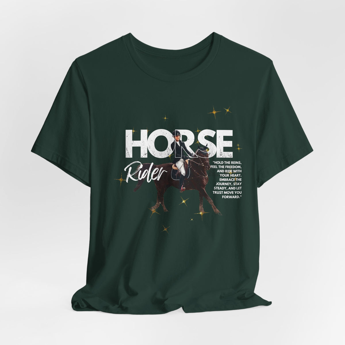 Horse Rider Graphic Tee — Equestrian Gift T‑Shirt