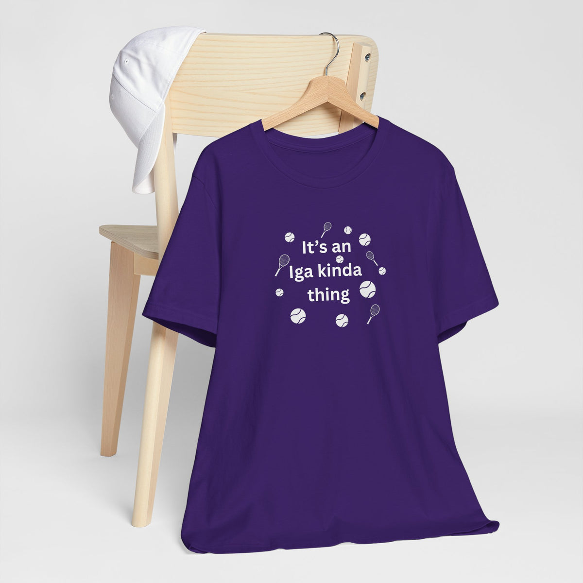 Tennis Tee — “It’s an Iga kinda thing” Champion Titles Shirt