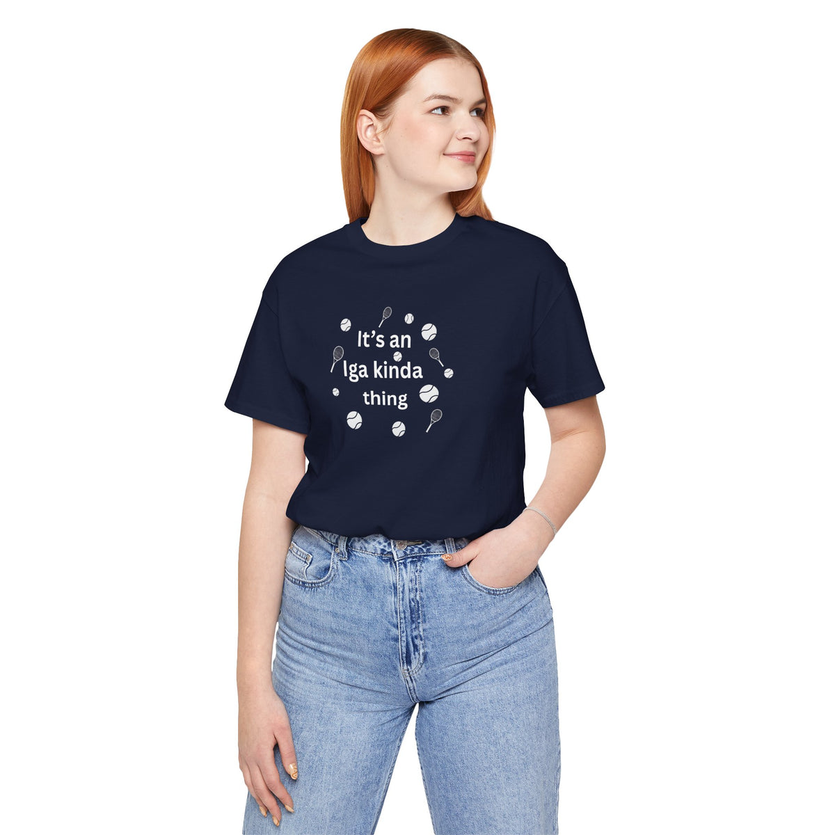 Tennis Tee — “It’s an Iga kinda thing” Champion Titles Shirt