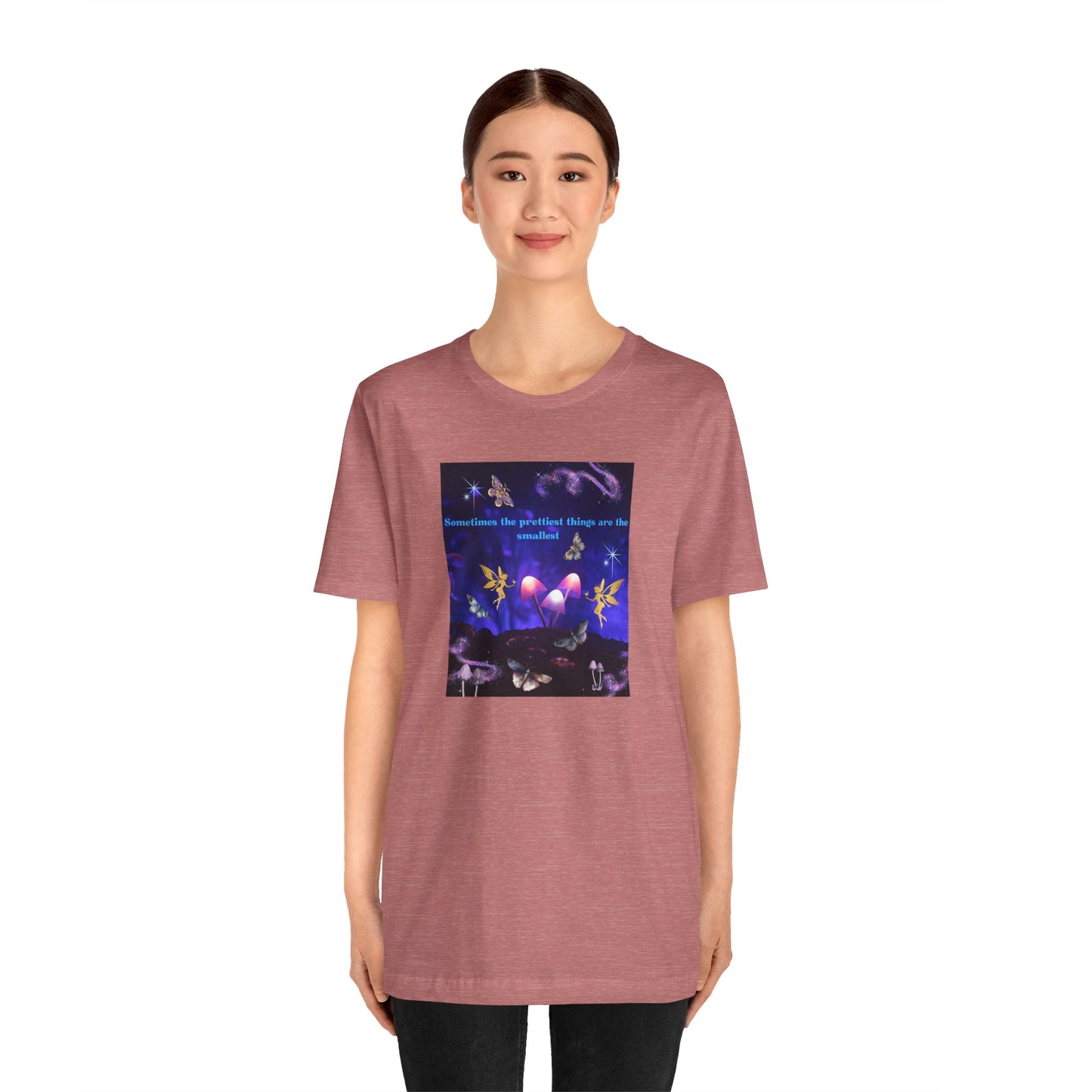 Mystical Mushroom Tee — "Sometimes the prettiest things are the most..." Graphic T-Shirt