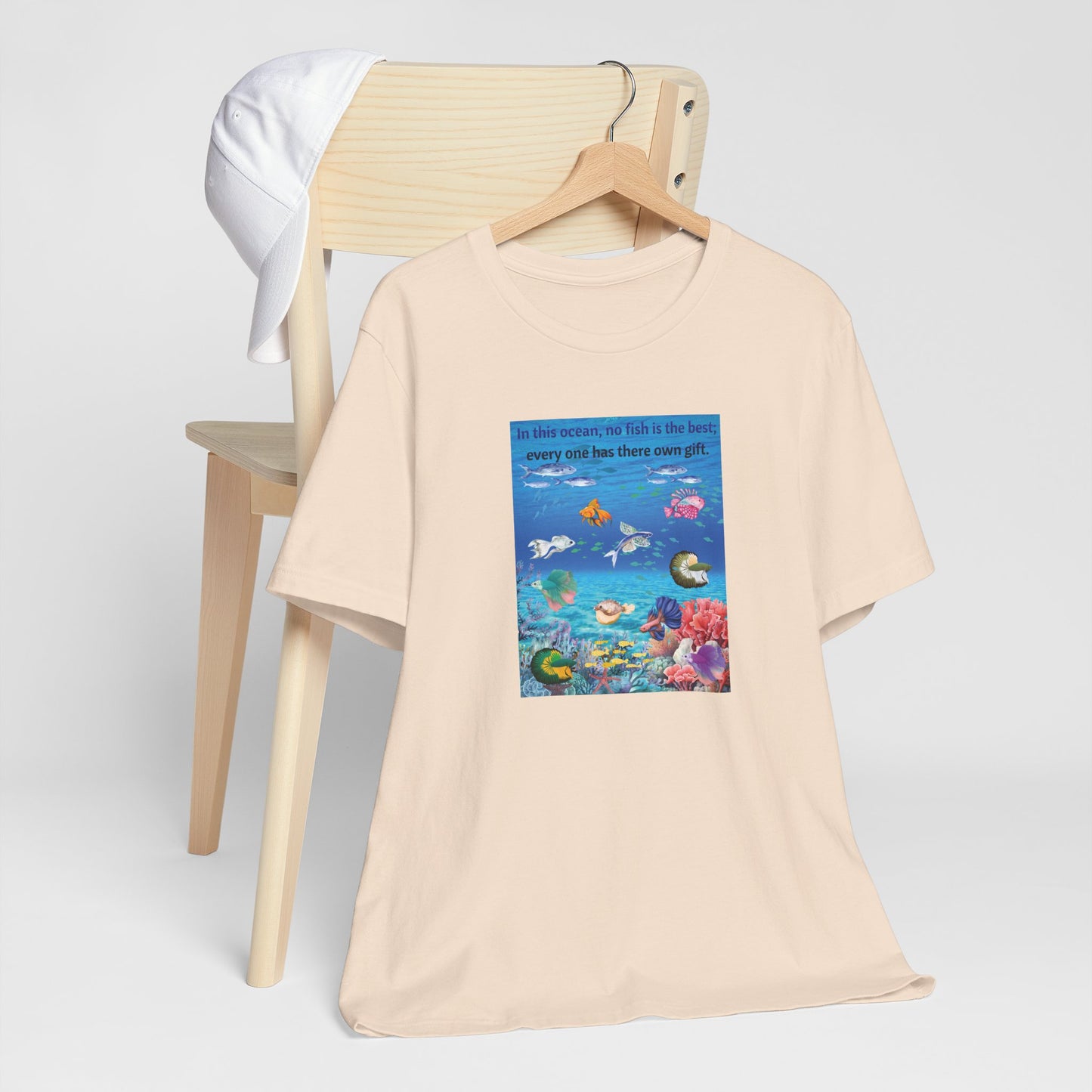 Ocean Wildlife Tee — "In this ocean, we fish in the best..." Inspirational Marine Life T-Shirt