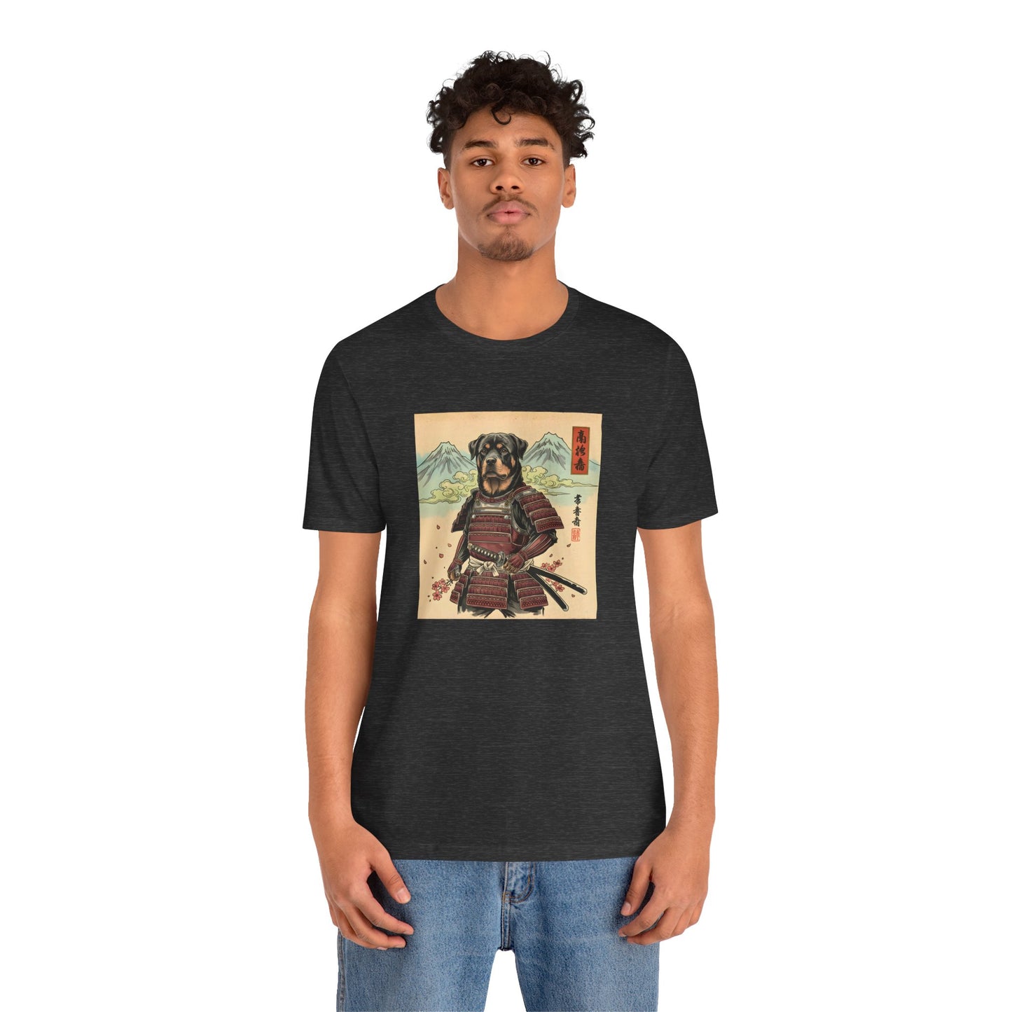 Samurai Rottweiler T-Shirt — Warrior Dog Graphic Tee
