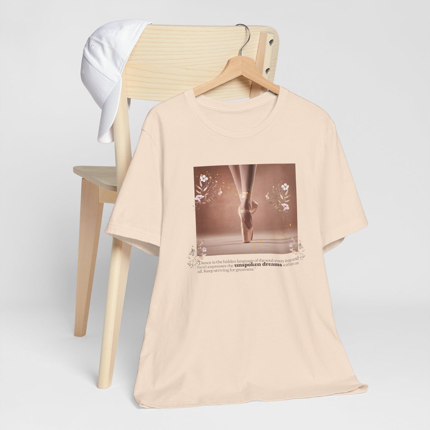 Ballet Pointe Tee — Elegant Dancer Photo Graphic T-Shirt