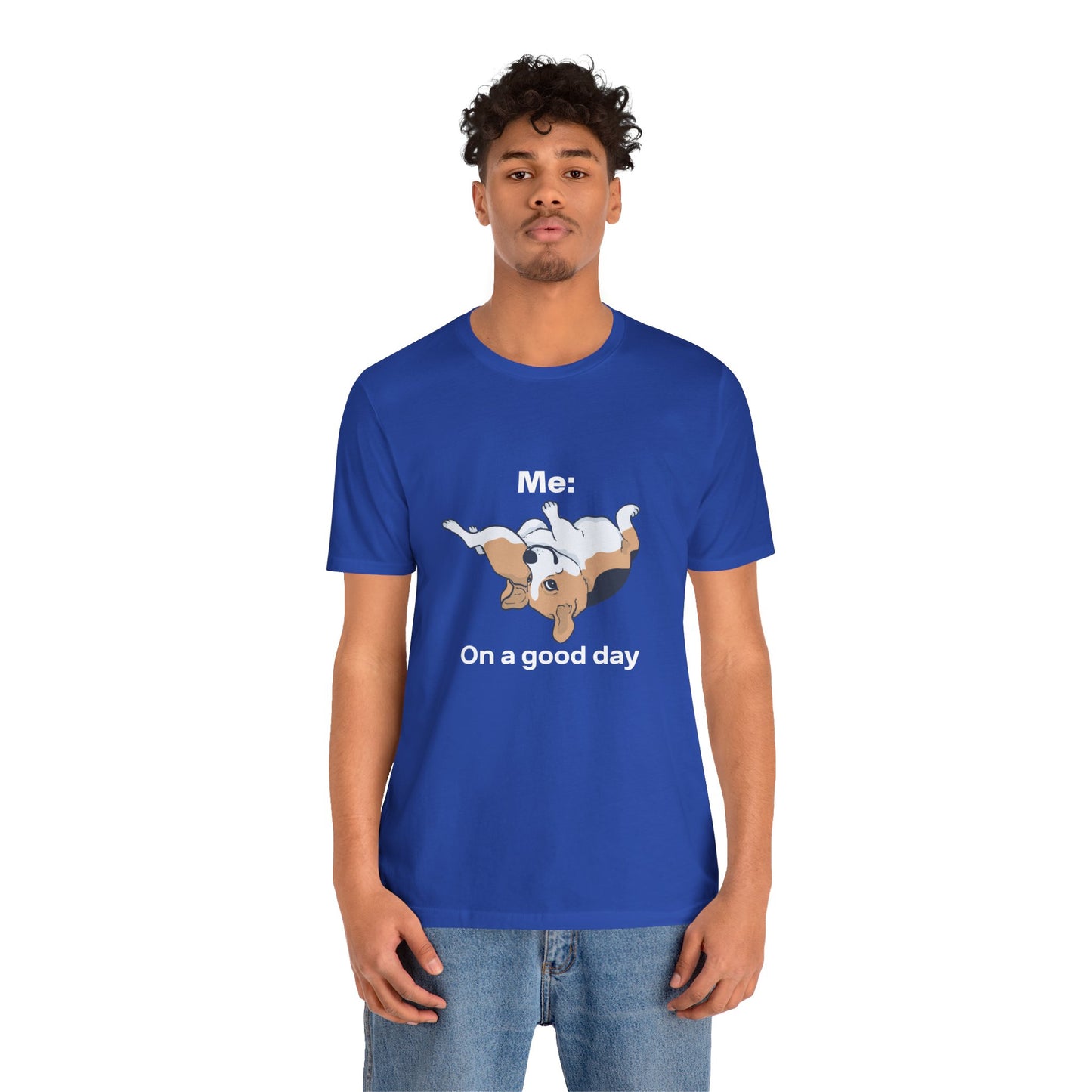 Cute Floppy Beagle T-Shirt — Adorable Laying Dog Tee