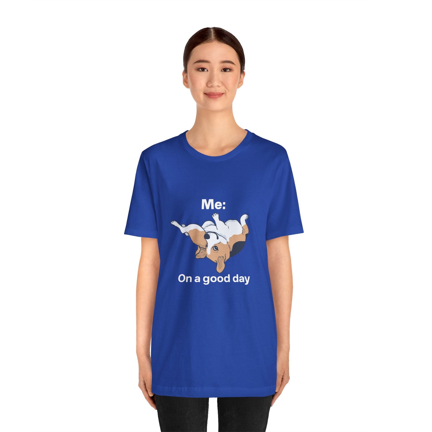 Cute Floppy Beagle T-Shirt — Adorable Laying Dog Tee