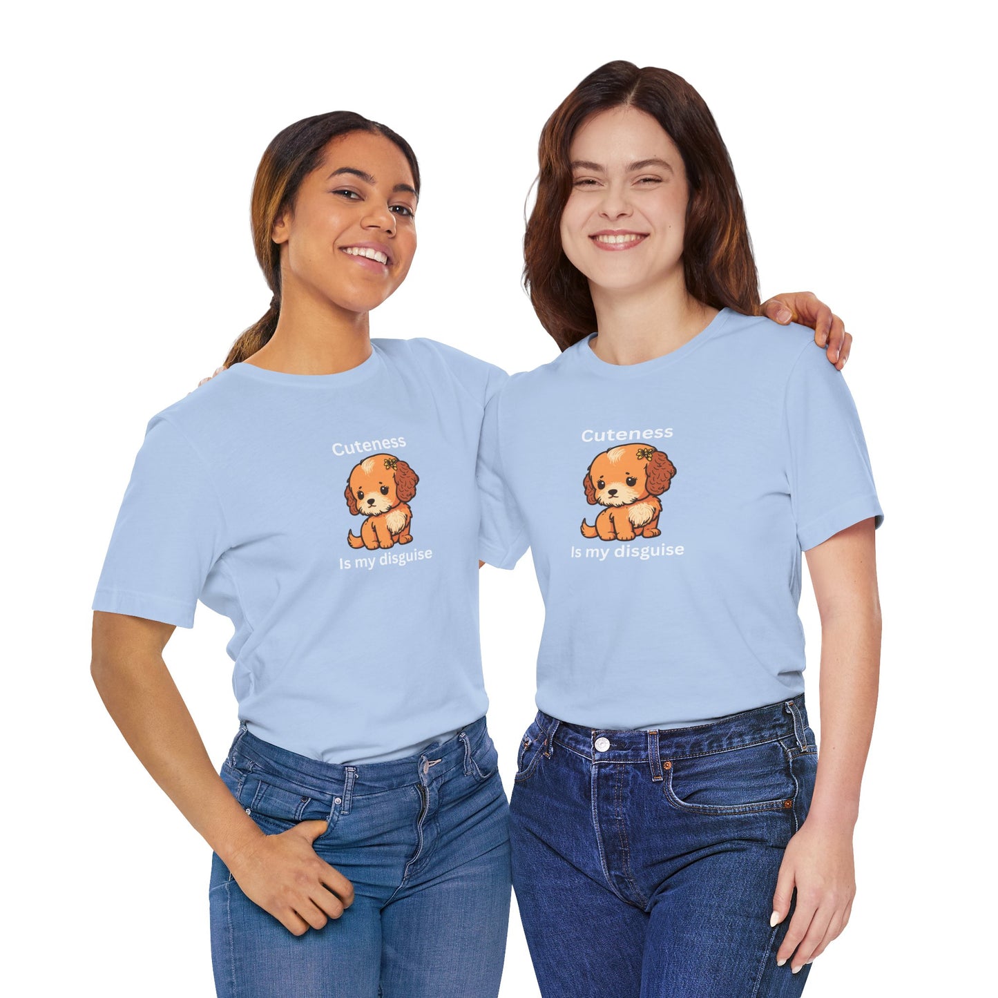 Cockapoo Tee — "Cuteness Is My Disguise" Cute Puppy Graphic Shirt