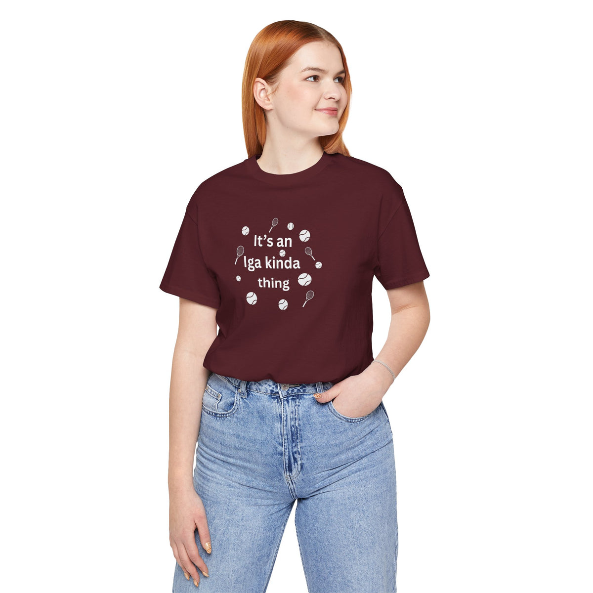 Tennis Tee — “It’s an Iga kinda thing” Champion Titles Shirt