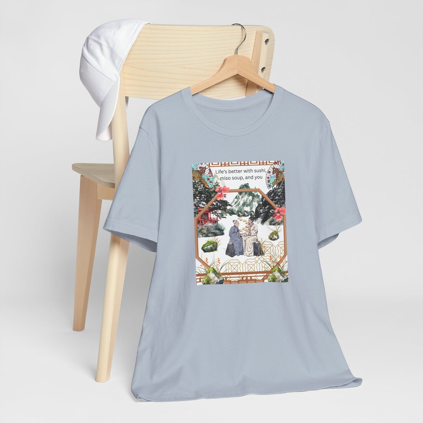 Life's Better With Sushi, Miso Soup & You — Vintage Japanese Food Graphic Tee