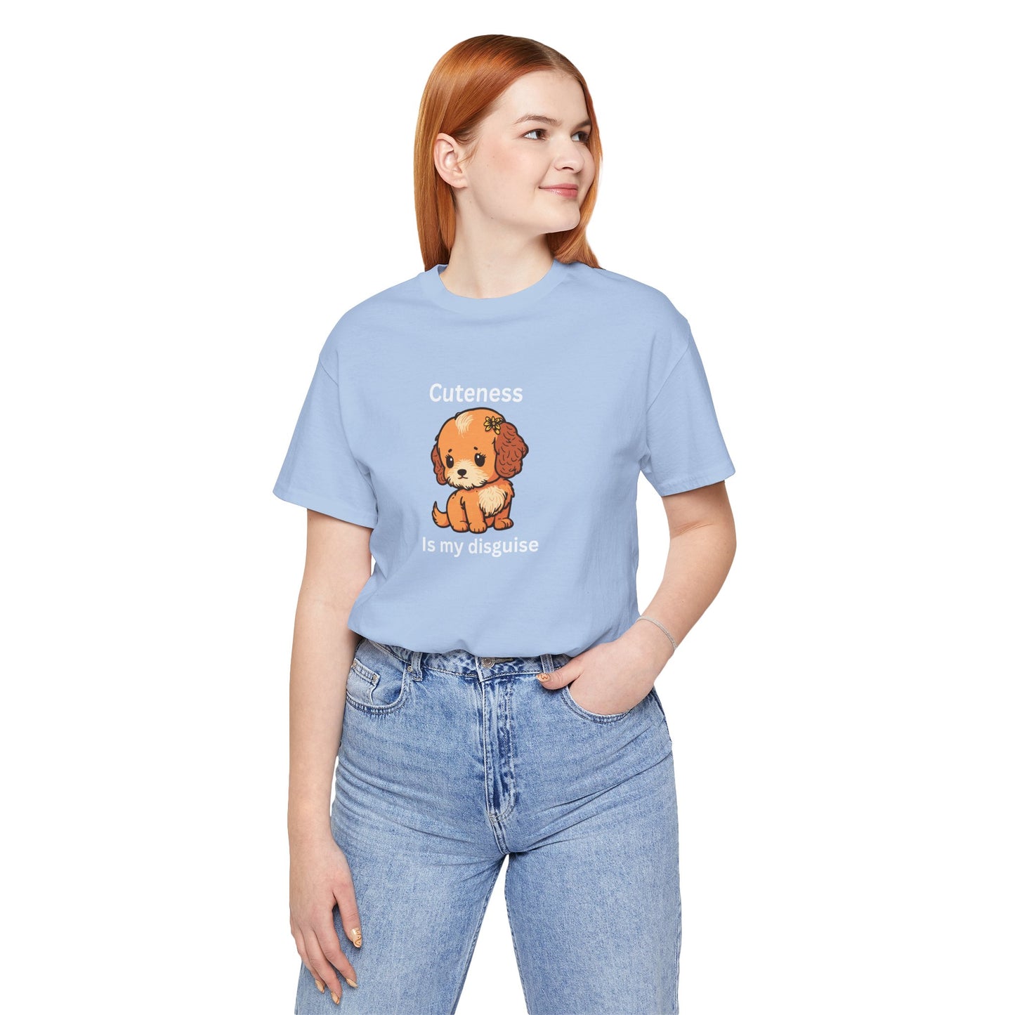 Cockapoo Tee — "Cuteness Is My Disguise" Cute Puppy Graphic Shirt