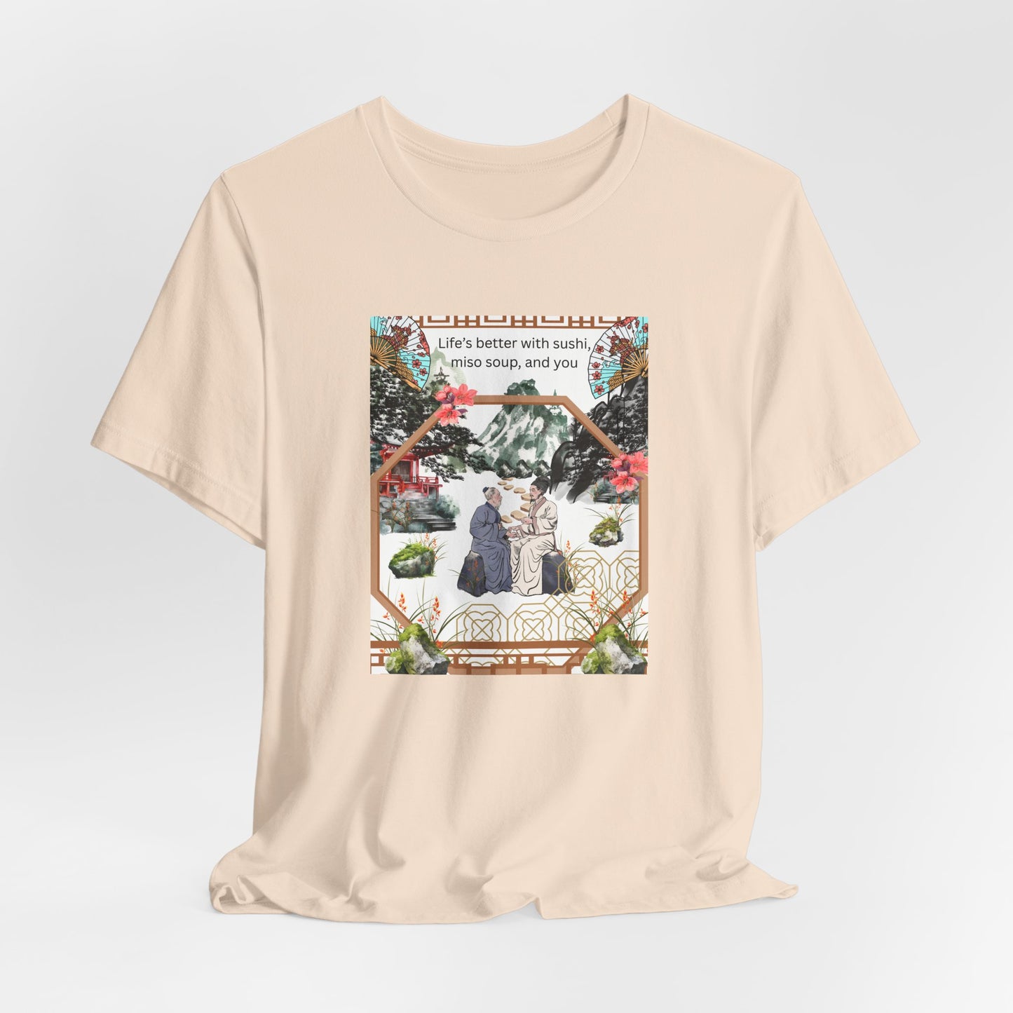 Life's Better With Sushi, Miso Soup & You — Vintage Japanese Food Graphic Tee