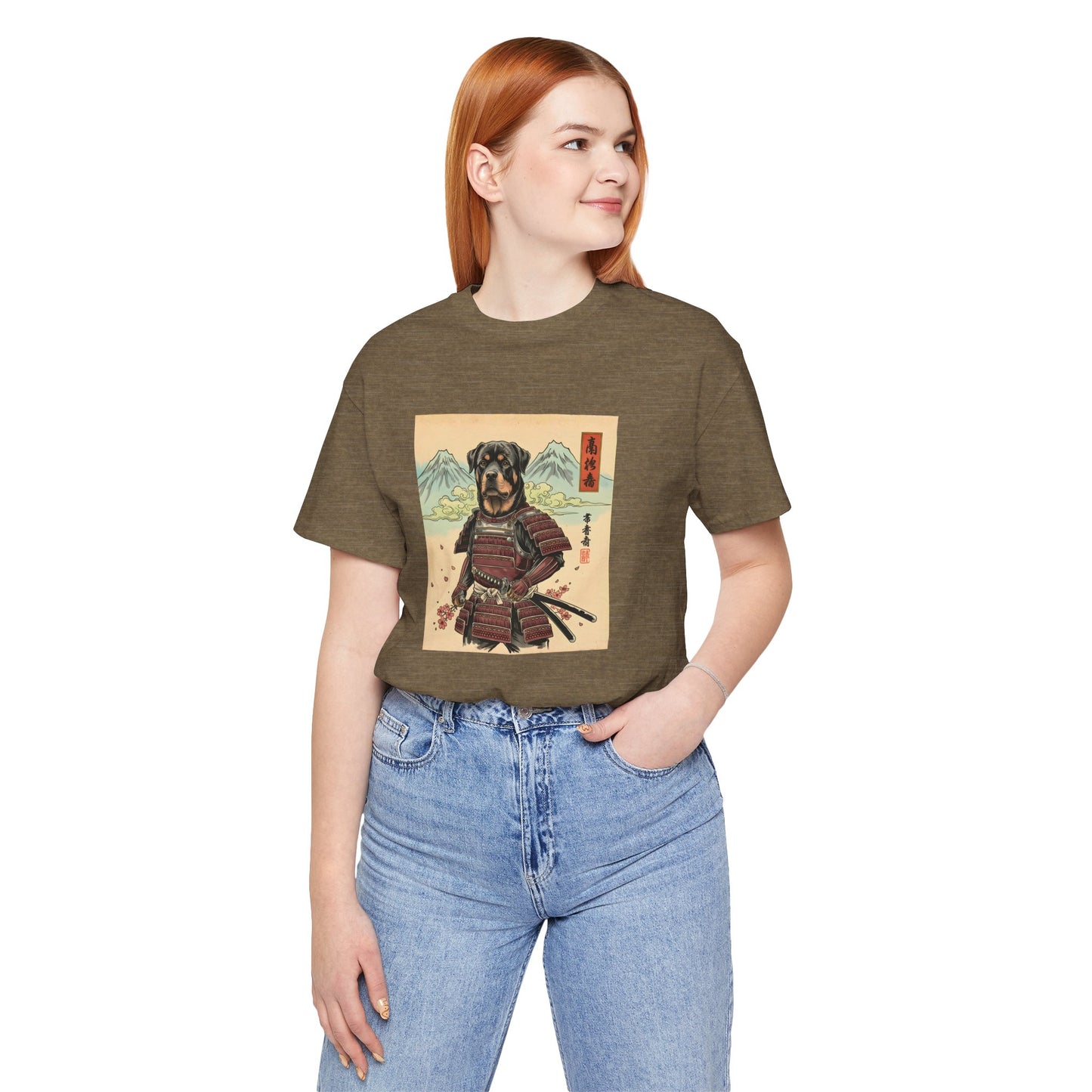 Samurai Rottweiler T-Shirt — Warrior Dog Graphic Tee