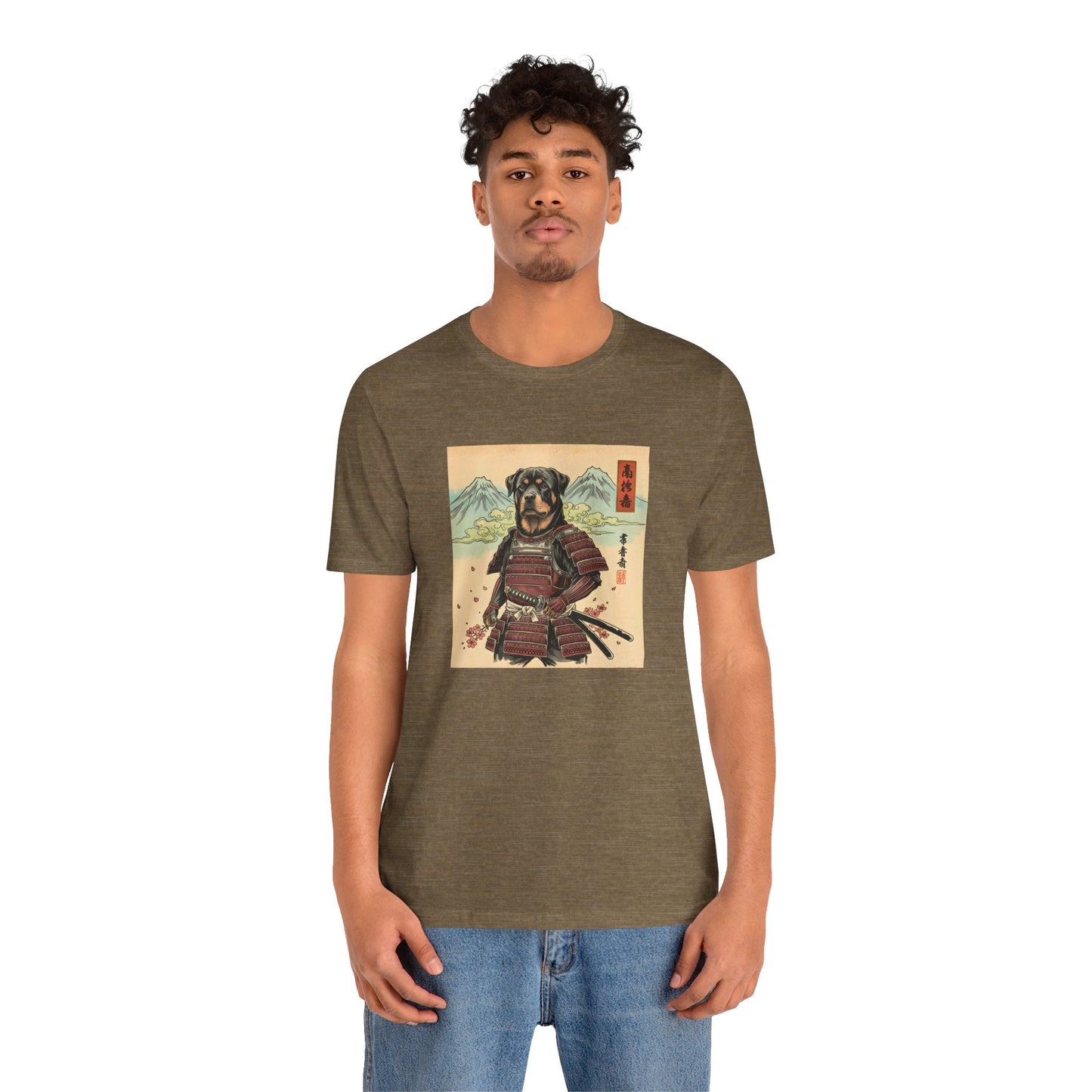 Samurai Rottweiler T-Shirt — Warrior Dog Graphic Tee