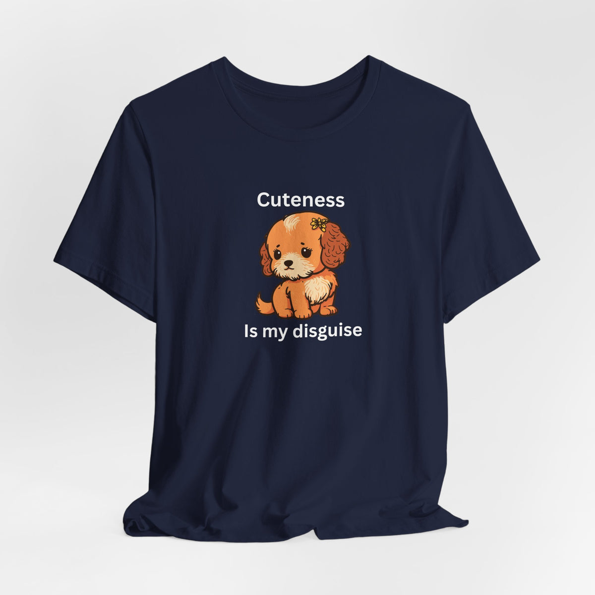 Cockapoo Tee — "Cuteness Is My Disguise" Cute Puppy Graphic Shirt