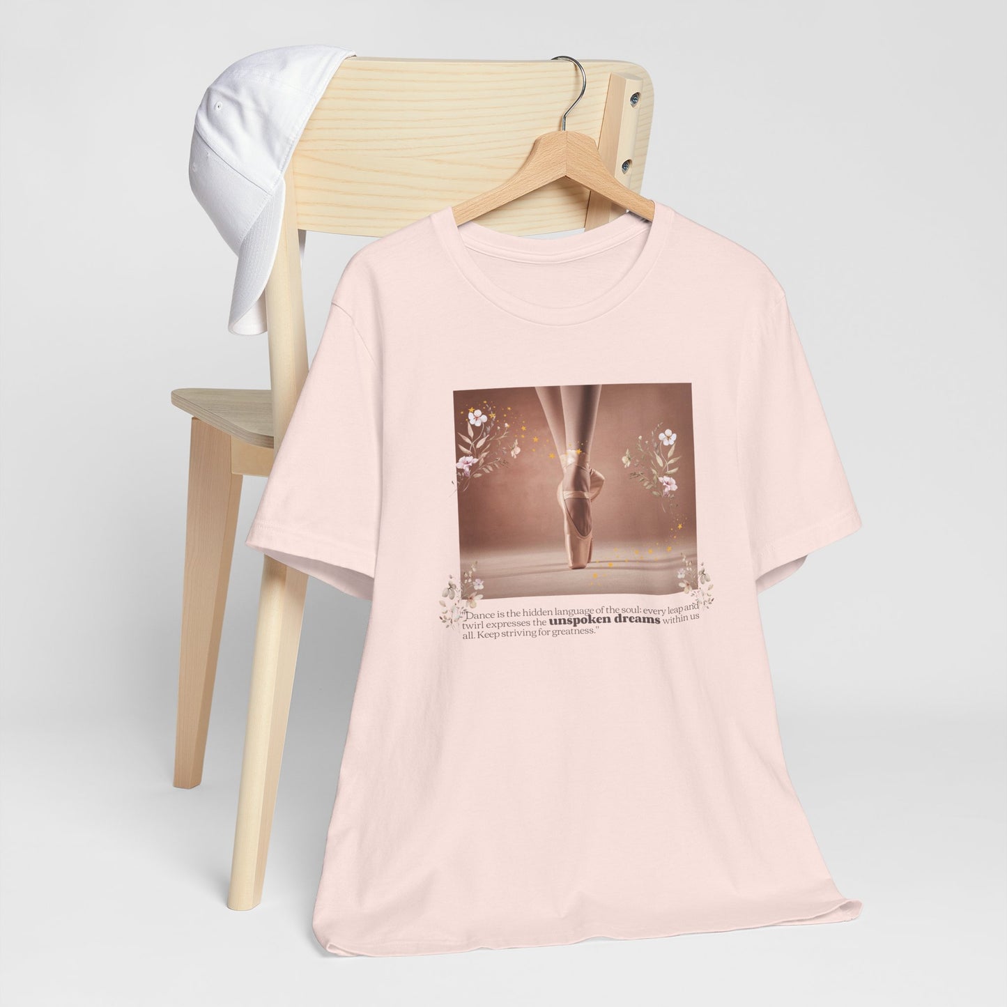 Ballet Pointe Tee — Elegant Dancer Photo Graphic T-Shirt