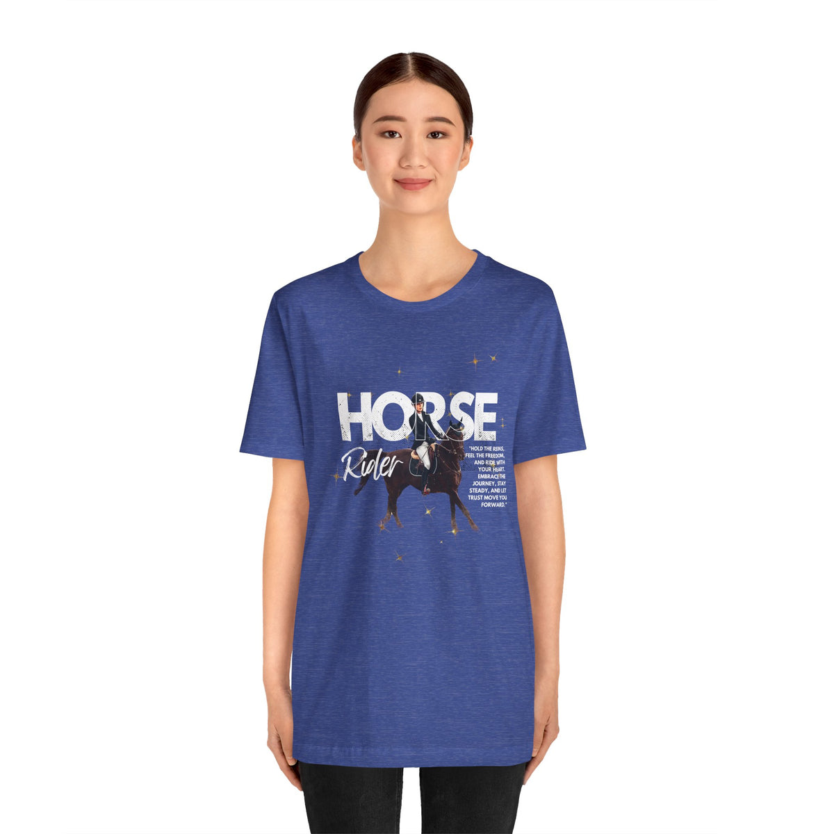 Horse Rider Graphic Tee — Equestrian Gift T‑Shirt