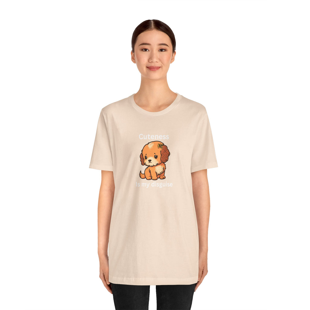 Cockapoo Tee — "Cuteness Is My Disguise" Cute Puppy Graphic Shirt
