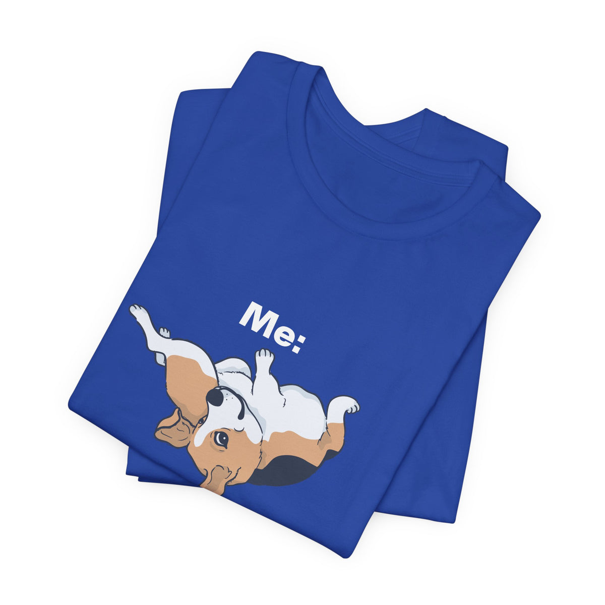 Beagle Rolling Cute Dog Tee — Playful Beagle Graphic T-Shirt